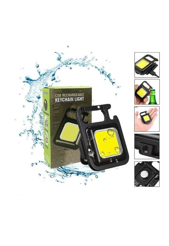 Strong Light Portable Mini Keychain מחזיק מפתחות עם פנס לד עוצמתי